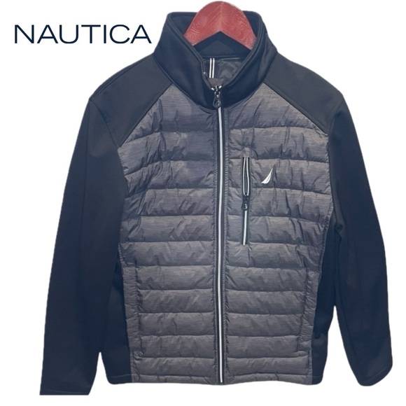 Nautica Other - Nautica® 
Men’s Mix Media Jacket - Grey and black Size S
